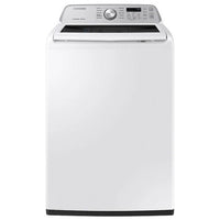 New in Box. 27 in. 4.5 cu. ft. High-Efficiency White Top Load Washing Machine with Active Water Jet. Model: WA45T3400AW