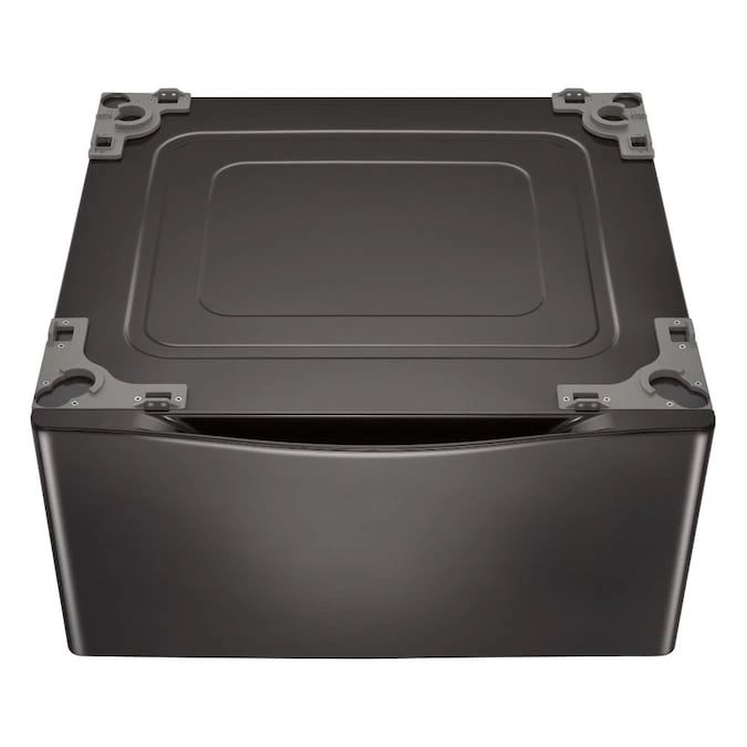 New in Box. LG 13.6-in x 27-in Universal Laundry Pedestal (Black Steel). Model: WDP4B