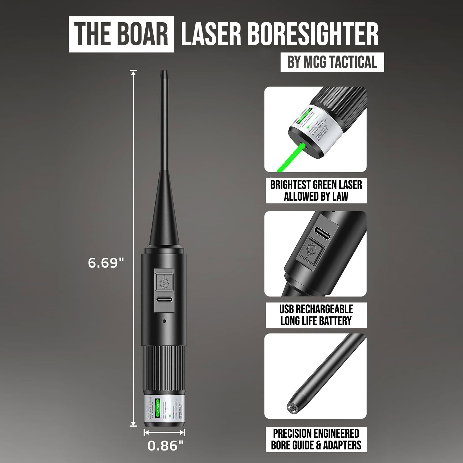 Boar Green Boresighter Benefits