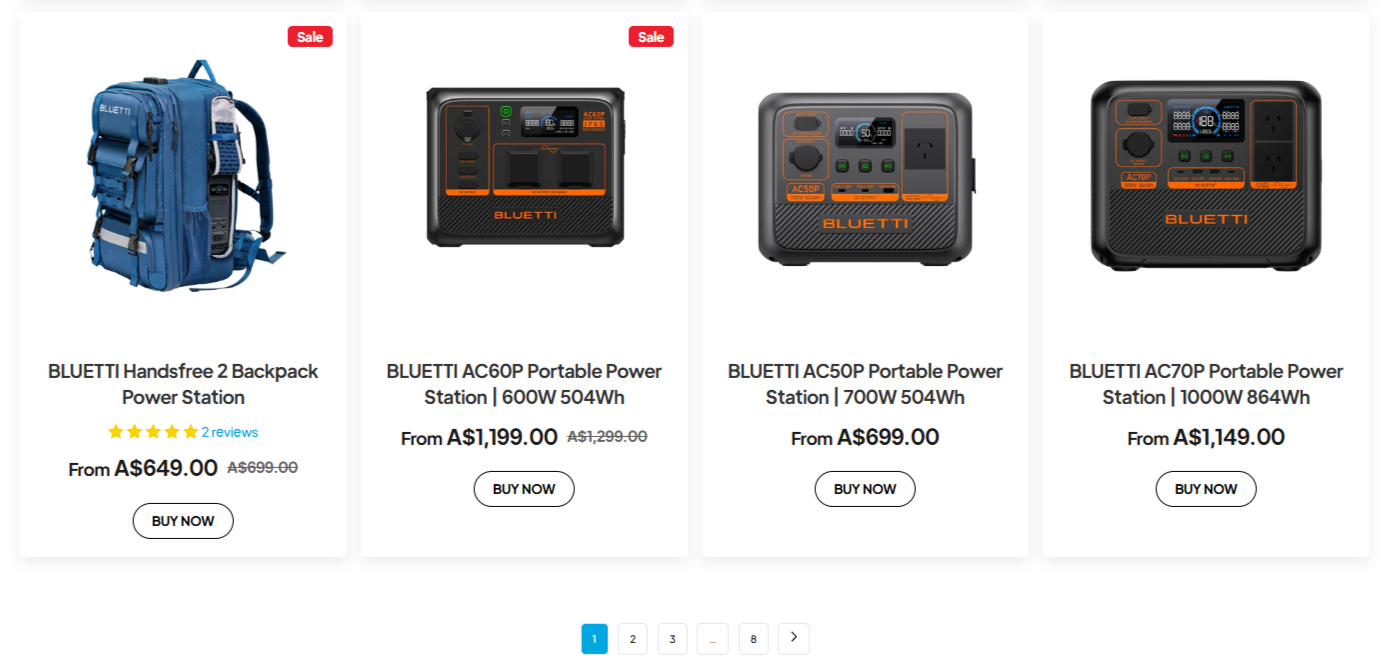 Bluetti Power Station Australia much ore