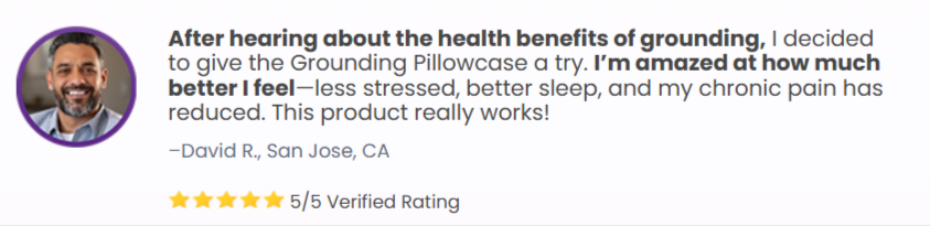 Sleep Connection Grounding Pillowcase customer reviews